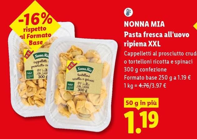 Nonna Mia - Pasta Fresca All'Uovo Ripiena XXL