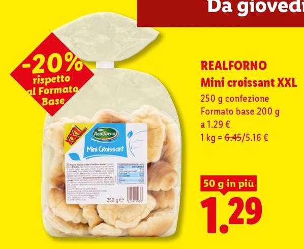 Realforno - Mini Croissant XXL