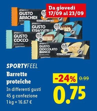Sporty Feel - Barrette Proteiche