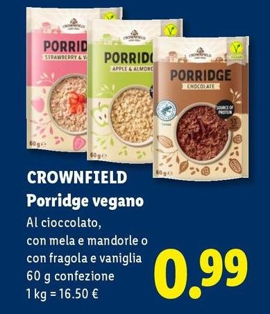 Crownfield - Porridge Vegano