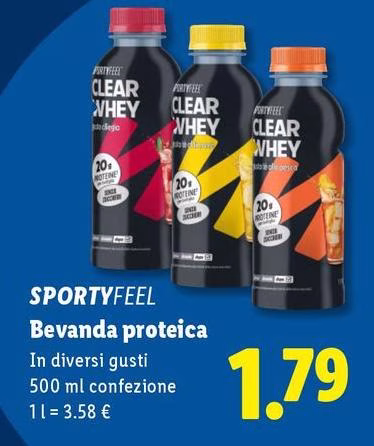 SportyFeel - Bevanda Proteica