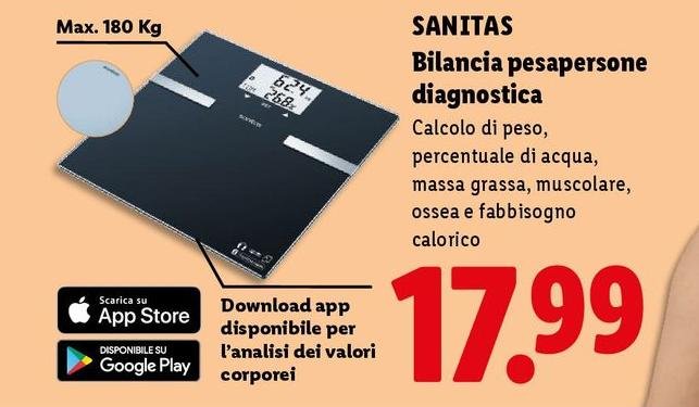 Sanitas - Bilancia Pesapersone Diagnostica
