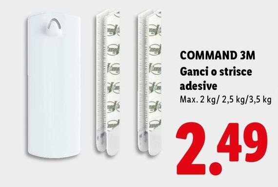 Command 3M - Ganci O Strisce Adesive