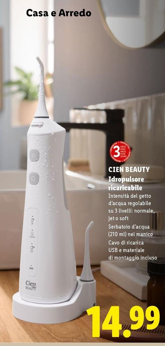 Cien Beauty - Idropulsore Ricaricabile