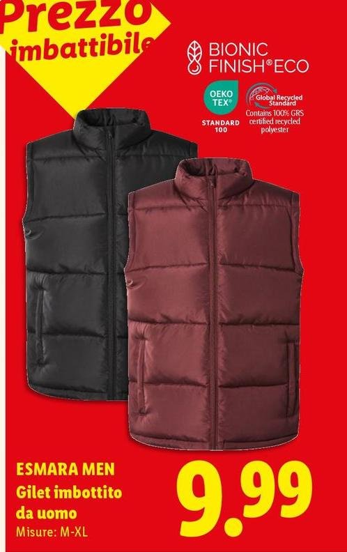 Esmara Men - Gilet Imbottito Da Uomo