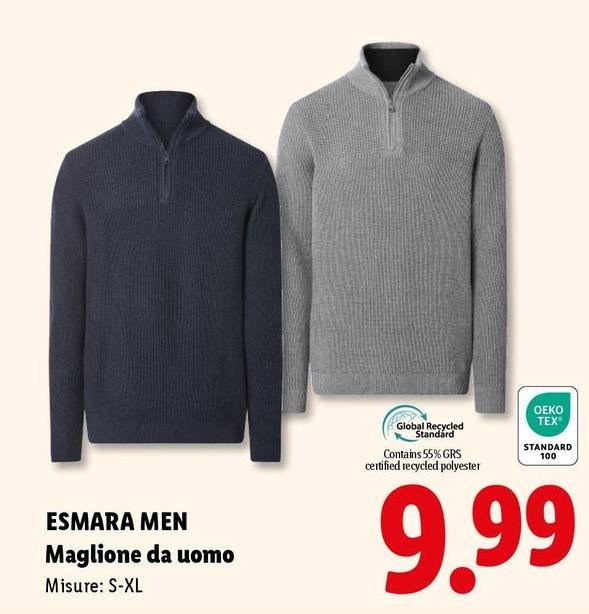 Esmara Men - Maglione Da Uomo