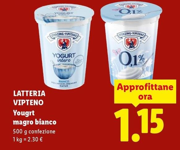 Latteria Vipiteno - Yogurt Magro Bianco
