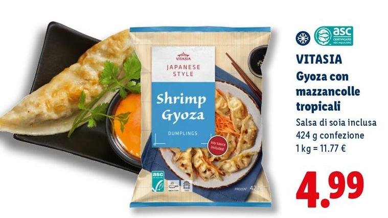 Vitasia - Gyoza Con Mazzancolle Tropicali
