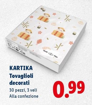 Kartika - Tovaglioli Decorati