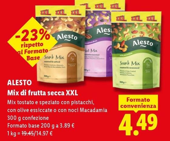 Alesto - Mix Di Frutta Secca Xxl