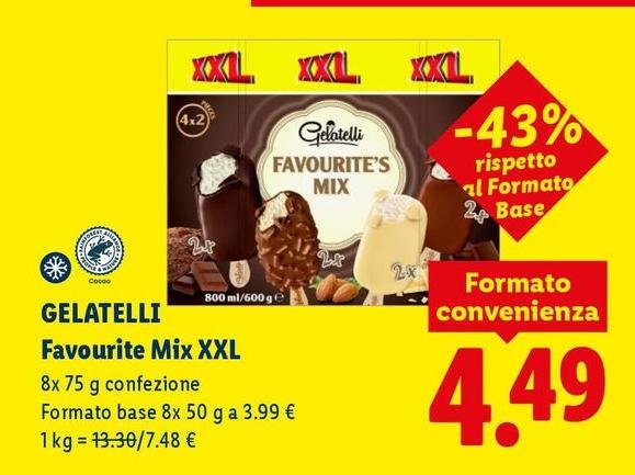 Gelatelli - Favourite Mix Xxl