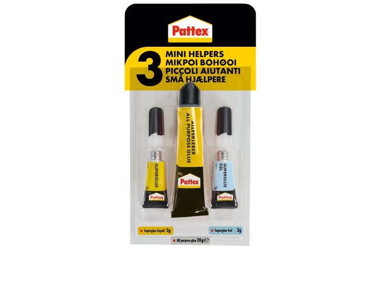 Adesivo a contatto 100g o set colle, 3 pezzi "Pattex"