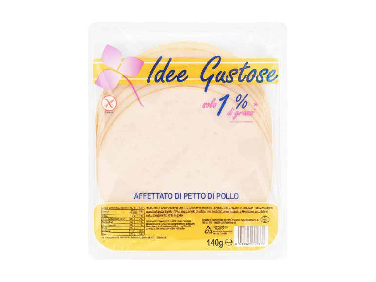 Affettato di petto di pollo
