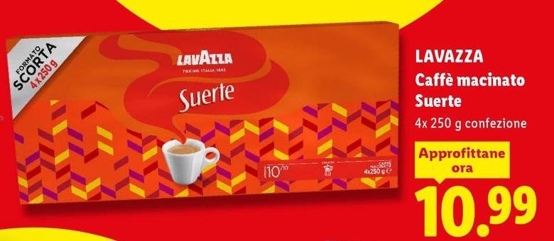 Lavazza - Caffè Macinato Suerte