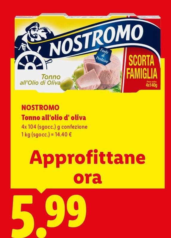 Nostromo - Tonno All'Olio D'Oliva