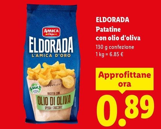 Eldorada - Patatine Con Olio D'Oliva