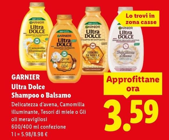 Garnier - Ultra Dolce Shampoo O Balsamo