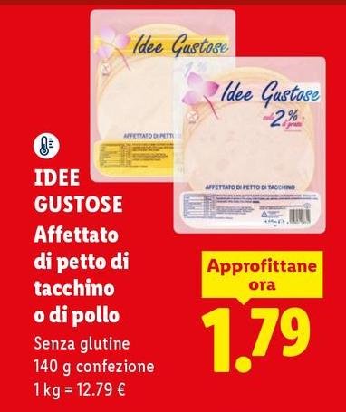 Idee Gustose - Affettato Di Petto Di Tacchino O Di Pollo