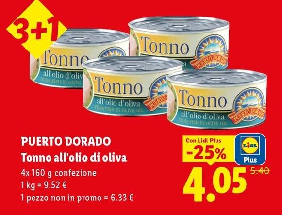 Puerto Dorado - Tonno All'Olio Di Oliva