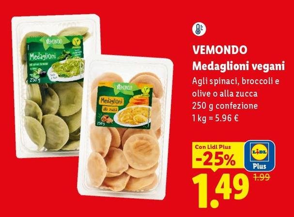 Vemondo - Medaglioni Vegani