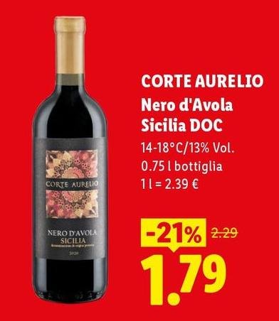 Corte Aurelio - Nero D'Avola Sicilia DOC