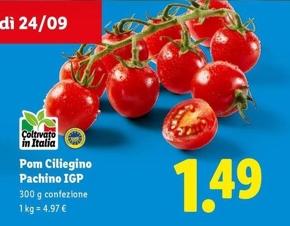 Pom Ciliegino Pachino IGP