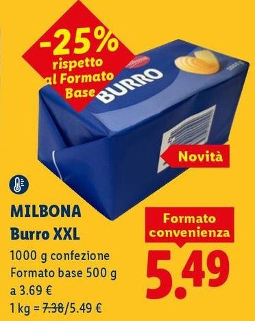 Milbona - Burro Xxl