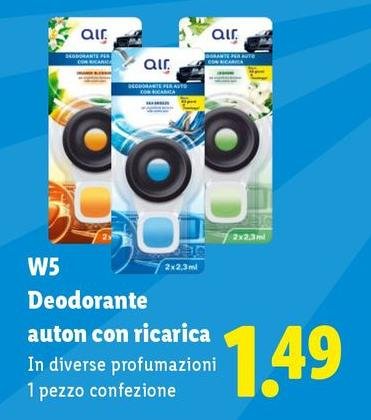 W5 - Deodorante Auton Con Ricarica