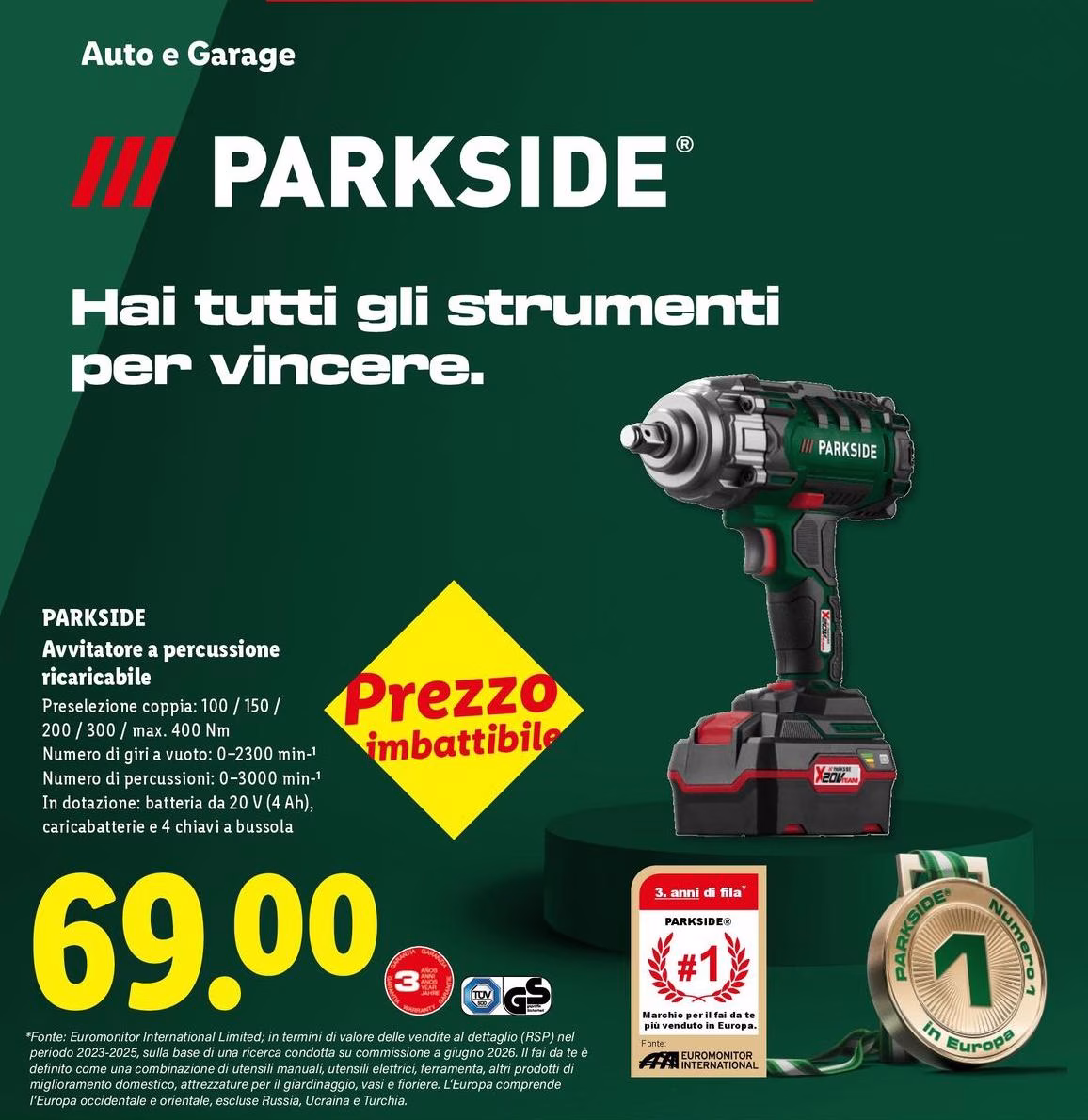 Parkside - Articulate A Precuzione Ricaricabile