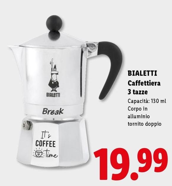 Bialetti - Caffettiera 3 Tazze