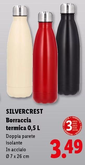 Silvercrest - Borraccia Termica 0.5 L