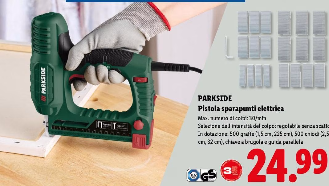 Parkside - Pistolas Parapunti Elettrica