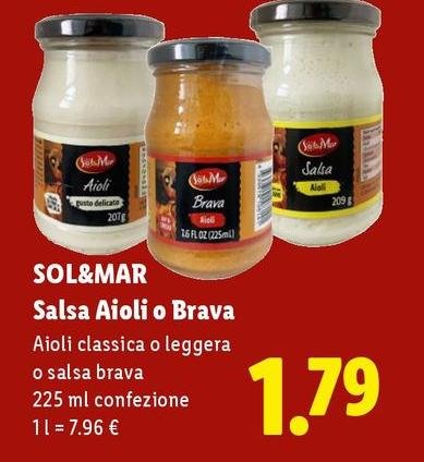 Sol & Mar - Salsa Aioli O Brava