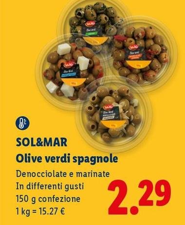 Sol & Mar - Olive Verdi Spagnole