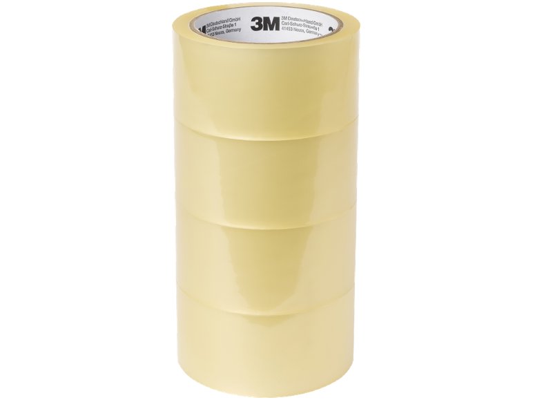 Nastro adesivo 66m x 50mm, 4 pezzi "3M"