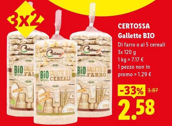 Certossa - Gallette Bio