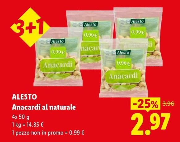 Alesto - Anacardi Al Naturale