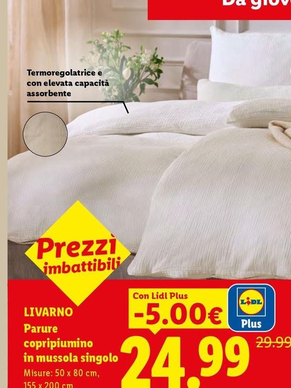 Livarno - Parure Copripiumino
