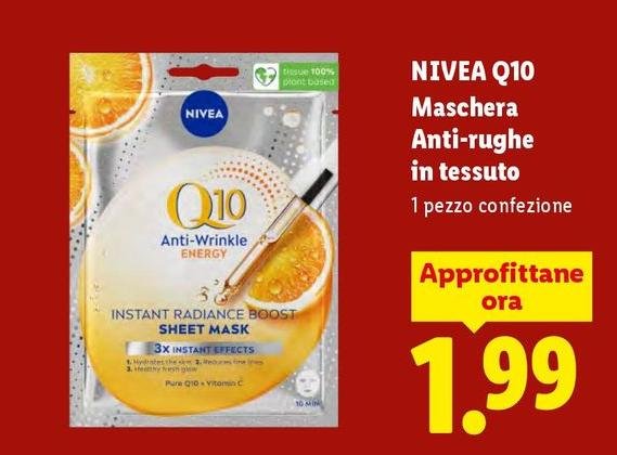 Nivea Q10 - Maschera Anti-rughe In Tessuto