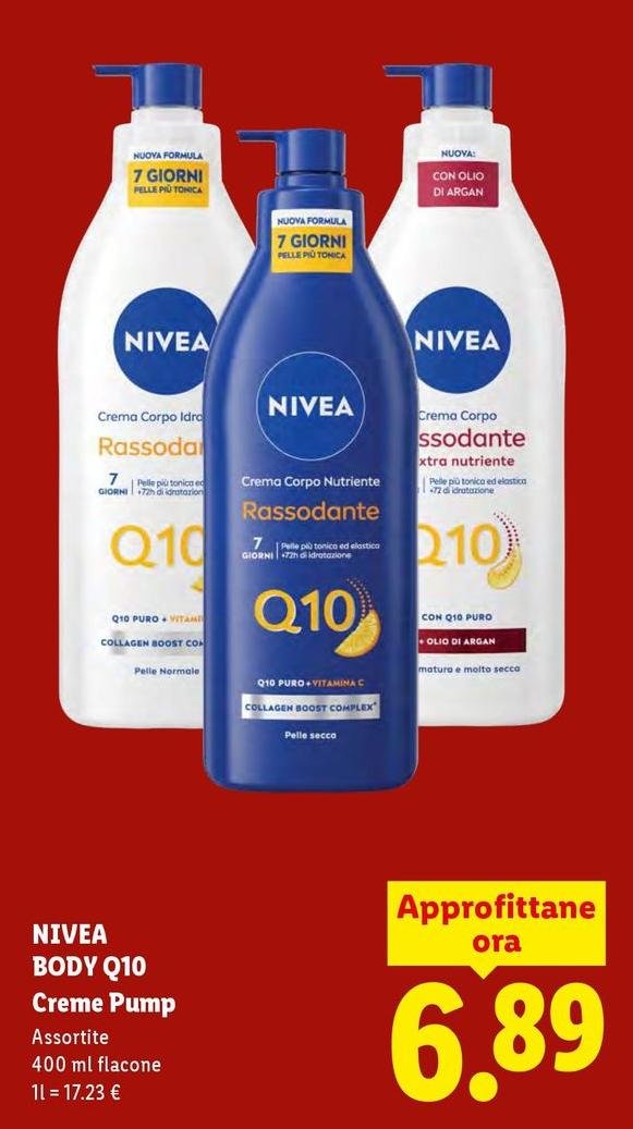 Nivea Body Q10 - Creme Pump