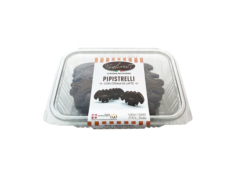 Pipistrelli con crema al latte