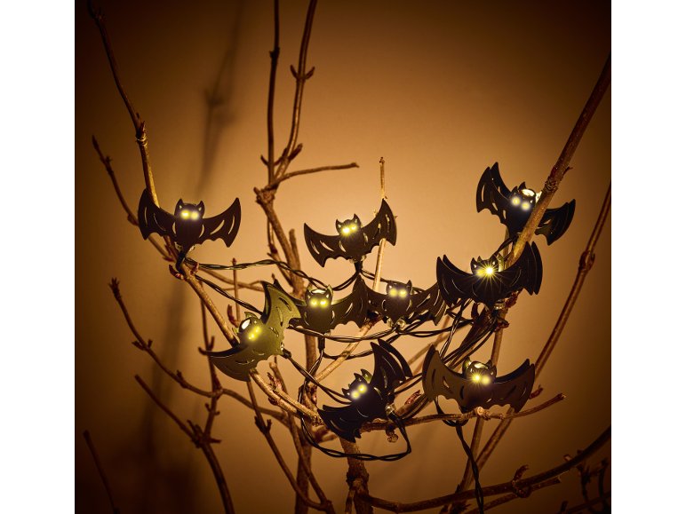 Catena luminosa LED o Ragnatela LED "Halloween"