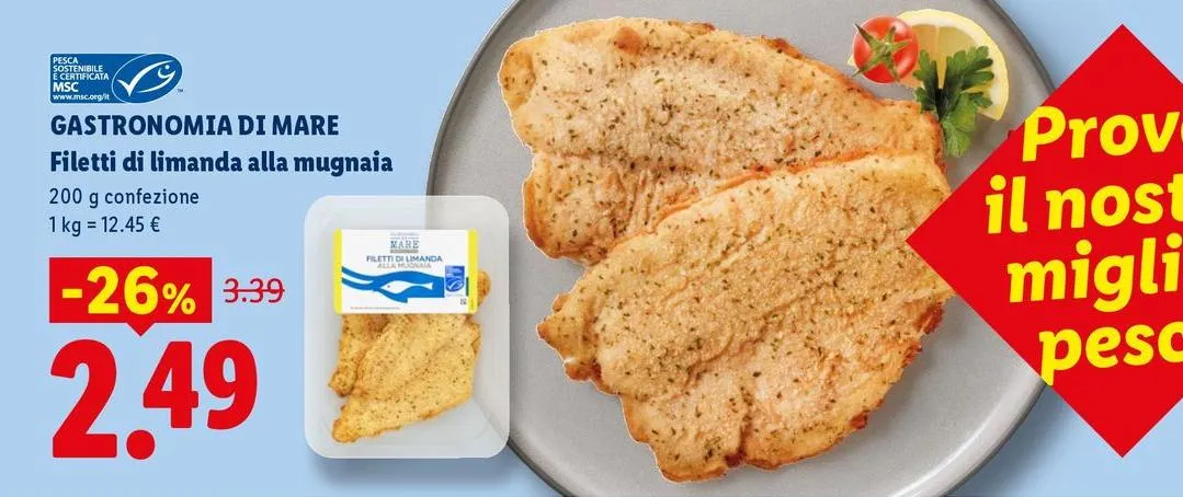 Gastronomia Di Mare - Filetti Di Limanda Alla Mugnaia