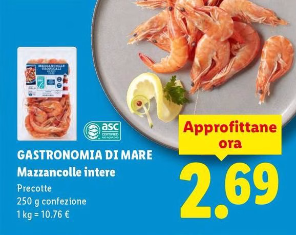 Gastronomia Di Mare - Mazzancolle Intere