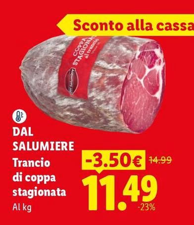 Dal Salumiere - Trancio Di Coppa Stagionata