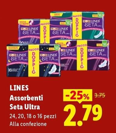 Lines - Assorbenti Seta Ultra