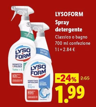 Lysoform - Spray Detergente