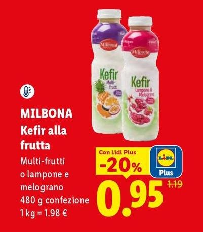 Milbona - Kefir Alla Frutta
