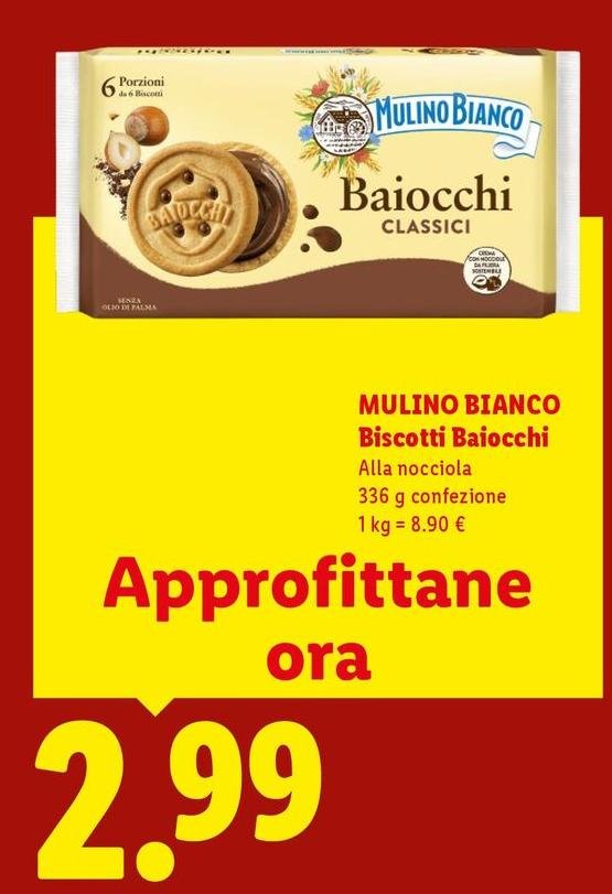 Mulino Bianco - Biscotti Baiocchi
