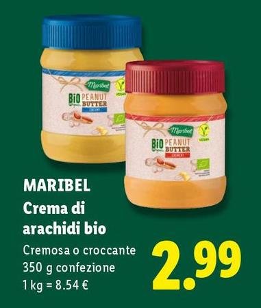 Maribel - Crema Di Arachidi Bio
